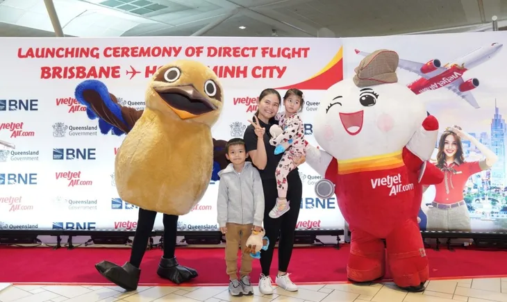 Khai trương đường bay thẳng đầu tiên kết nối TP Hồ Chí Minh với Brisbane (Úc) - Ảnh 4. Khai trương đường bay thẳng đầu tiên kết nối TP Hồ Chí Minh với Brisbane (Úc) - Ảnh 4.