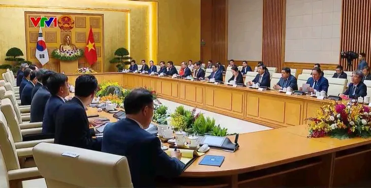 Việt Nam - Hàn Quốc hướng tới mục tiêu nâng kim ngạch thương mại lên 150 tỷ USD vào 2030 - Ảnh 1. Việt Nam - Hàn Quốc hướng tới mục tiêu nâng kim ngạch thương mại lên 150 tỷ USD vào 2030 - Ảnh 1.