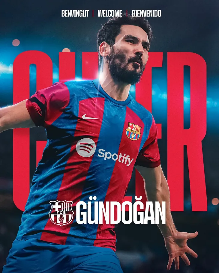 Barcelona chính thức công bố tân binh Ilkay Gundogan - Ảnh 2. Barcelona chính thức công bố tân binh Ilkay Gundogan - Ảnh 2.