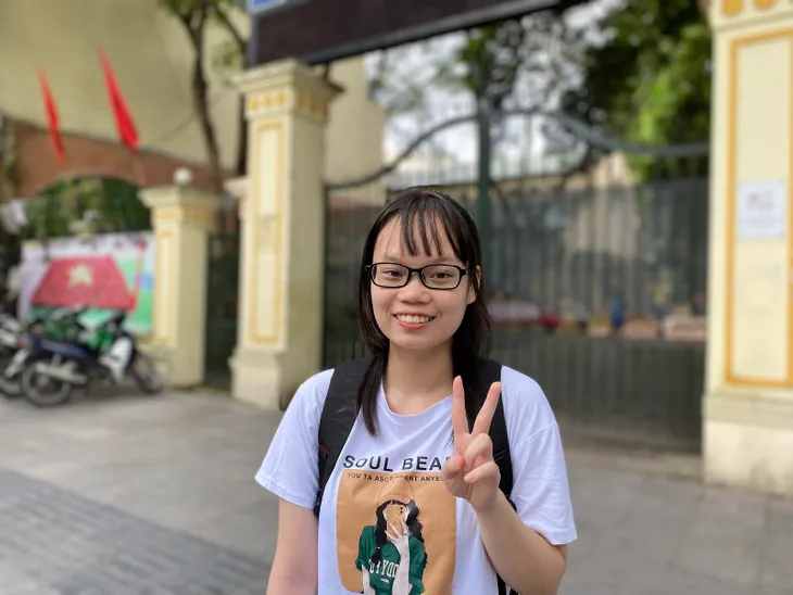 Sĩ tử Hà Nội tự tin, sẵn sàng bước vào kỳ thi tốt nghiệp THPT 2023 - Ảnh 6. Sĩ tử Hà Nội tự tin, sẵn sàng bước vào kỳ thi tốt nghiệp THPT 2023 - Ảnh 6.