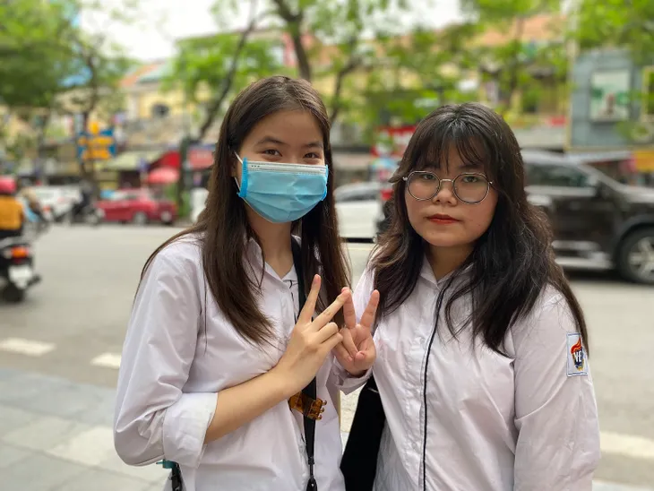 Sĩ tử Hà Nội tự tin, sẵn sàng bước vào kỳ thi tốt nghiệp THPT 2023 - Ảnh 7. Sĩ tử Hà Nội tự tin, sẵn sàng bước vào kỳ thi tốt nghiệp THPT 2023 - Ảnh 7.