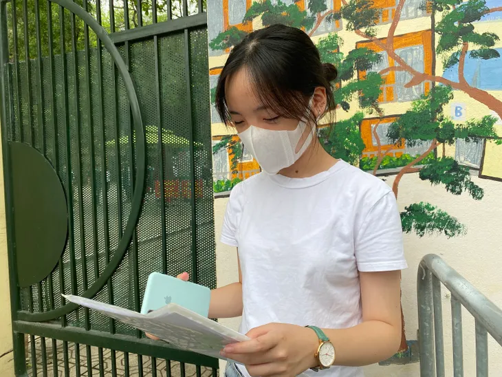 Sĩ tử Hà Nội tự tin, sẵn sàng bước vào kỳ thi tốt nghiệp THPT 2023 - Ảnh 8. Sĩ tử Hà Nội tự tin, sẵn sàng bước vào kỳ thi tốt nghiệp THPT 2023 - Ảnh 8.