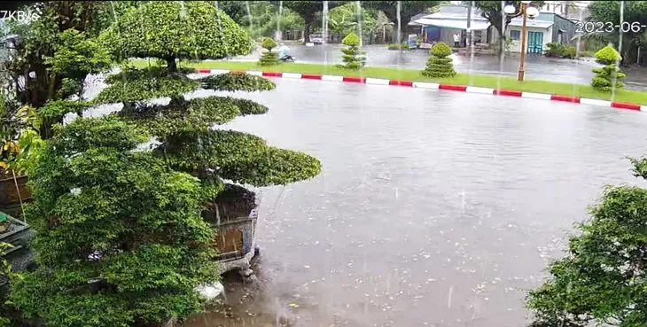 Bạc Liêu lại chìm trong biển nước sau mưa lớn - Ảnh 3. Bạc Liêu lại chìm trong biển nước sau mưa lớn - Ảnh 3.