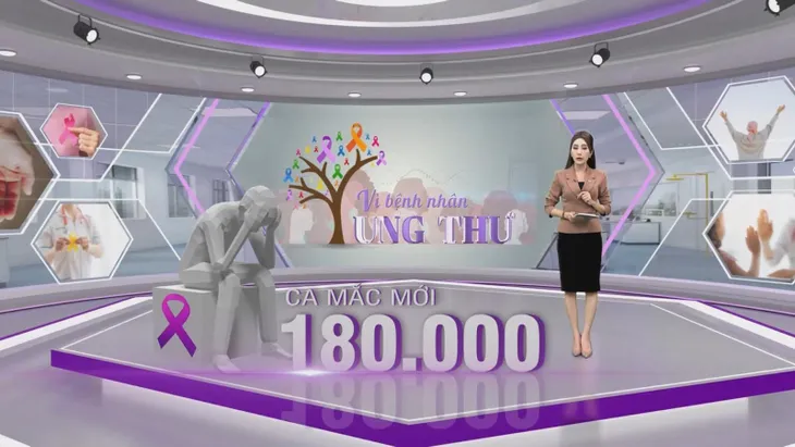 Vì bệnh nhân ung thư - Chương trình truyền hình chuyên biệt về bệnh ung thư đầu tiên trên VTV1 - Ảnh 1. Vì bệnh nhân ung thư - Chương trình truyền hình chuyên biệt về bệnh ung thư đầu tiên trên VTV1 - Ảnh 1.