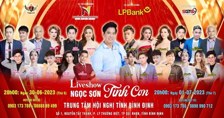 Ngân hàng Bưu điện Liên Việt - LPBank đồng hành cùng liveshow Tình con của danh ca Ngọc Sơn - Ảnh 1. Ngân hàng Bưu điện Liên Việt - LPBank đồng hành cùng liveshow Tình con của danh ca Ngọc Sơn - Ảnh 1.