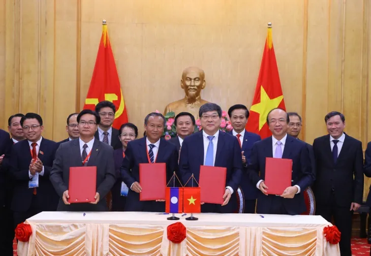 Ký kết thỏa thuận hợp tác khoa học Việt Nam - Lào - Ảnh 5. Ký kết thỏa thuận hợp tác khoa học Việt Nam - Lào - Ảnh 5.