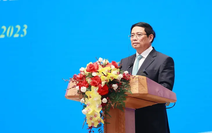 Thủ tướng Phạm Minh Chính và Thủ tướng Australia thông báo kết quả hội đàm - Ảnh 2. Thủ tướng Phạm Minh Chính và Thủ tướng Australia thông báo kết quả hội đàm - Ảnh 2.