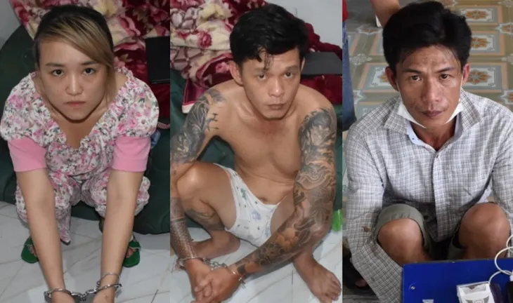 Bắt giam 3 đối tượng mua bán, tàng trữ ma túy và súng quân dụng - Ảnh 1.