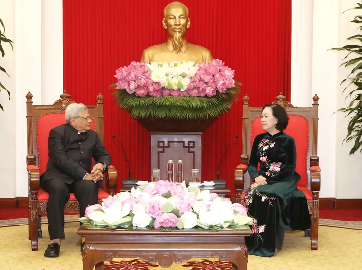 Quan hệ hữu nghị đặc biệt Việt Nam-Ấn Độ tiếp tục phát triển tốt đẹp - Ảnh 1. Quan hệ hữu nghị đặc biệt Việt Nam-Ấn Độ tiếp tục phát triển tốt đẹp - Ảnh 1.