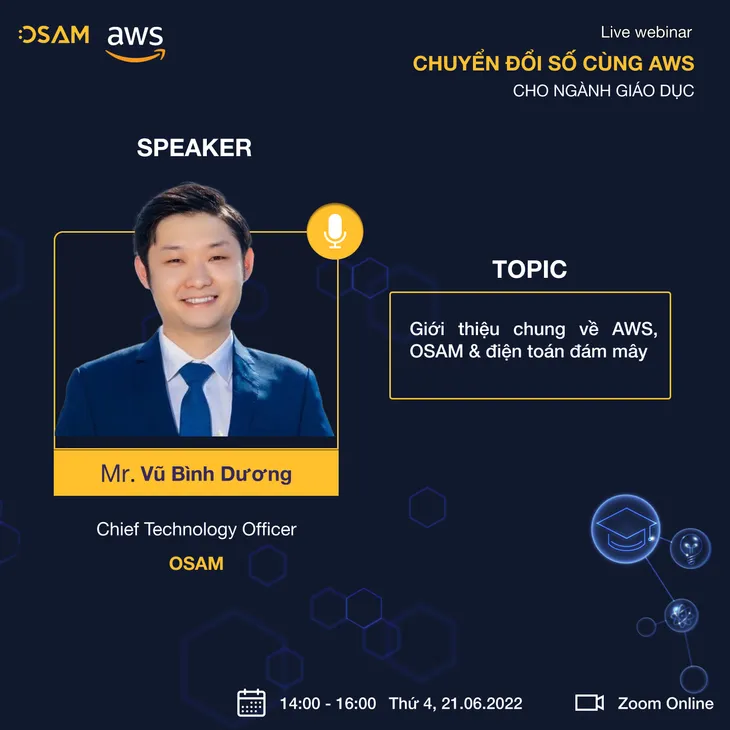 WEBINAR: Chuyển đổi số cùng AWS cho ngành giáo dục - Vượt qua thách thức, khám phá giải pháp - Ảnh 2. WEBINAR: Chuyển đổi số cùng AWS cho ngành giáo dục - Vượt qua thách thức, khám phá giải pháp - Ảnh 2.