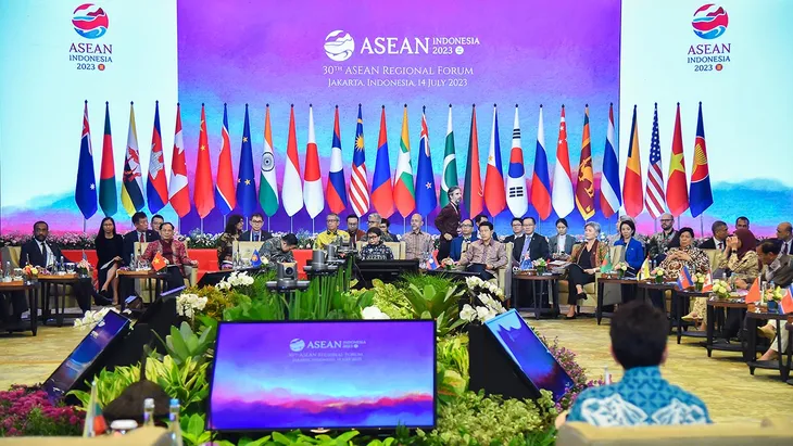 AMM-56: Phát huy vai trò và giá trị của Diễn đàn Khu vực ASEAN - Ảnh 1. AMM-56: Phát huy vai trò và giá trị của Diễn đàn Khu vực ASEAN - Ảnh 1.
