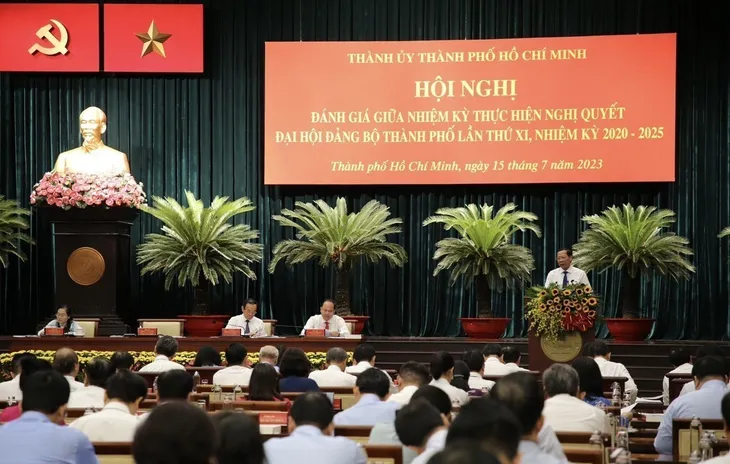 Hiện thực hóa các Nghị quyết, thúc đẩy Thành phố Hồ Chí Minh phát triển nhanh, bền vững - Ảnh 3. Hiện thực hóa các Nghị quyết, thúc đẩy Thành phố Hồ Chí Minh phát triển nhanh, bền vững - Ảnh 3.