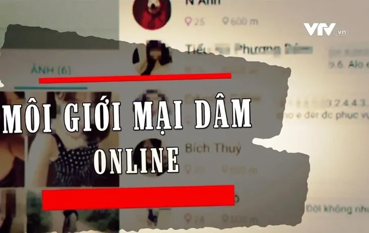 Tràn lan môi giới mại dâm online - Ảnh 1. Tràn lan môi giới mại dâm online - Ảnh 1.