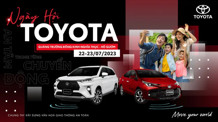 Trải nghiệm mới mẻ, đầy hấp dẫn tại sự kiện của Toyota Việt Nam - Ảnh 1. Trải nghiệm mới mẻ, đầy hấp dẫn tại sự kiện của Toyota Việt Nam - Ảnh 1.