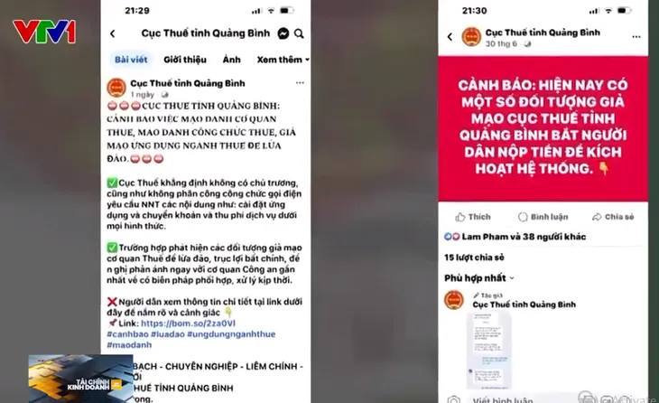 Cảnh báo mạo danh Tổng cục Thuế để lừa đảo - Ảnh 1. Cảnh báo mạo danh Tổng cục Thuế để lừa đảo - Ảnh 1.