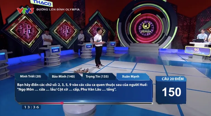 Đường lên đỉnh Olympia: Nam sinh Thanh Hóa bật khóc giây phút giành được cầu truyền hình chung kết năm - Ảnh 6. Đường lên đỉnh Olympia: Nam sinh Thanh Hóa bật khóc giây phút giành được cầu truyền hình chung kết năm - Ảnh 6.