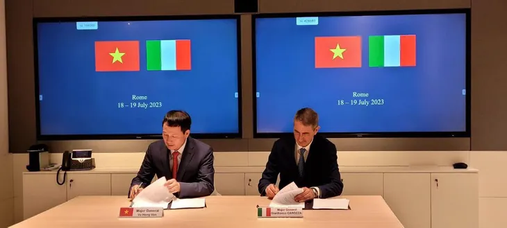 Việt Nam - Italy đàm phán hiệp định về cùng bảo vệ và trao đổi tin mật - Ảnh 1. Việt Nam - Italy đàm phán hiệp định về cùng bảo vệ và trao đổi tin mật - Ảnh 1.