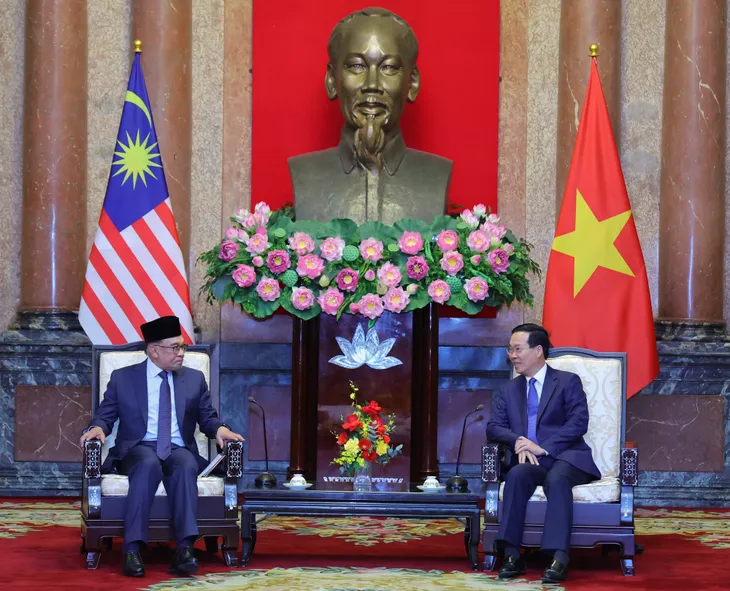 Chủ tịch nước tiếp Thủ tướng Malaysia - Ảnh 2. Chủ tịch nước tiếp Thủ tướng Malaysia - Ảnh 2.