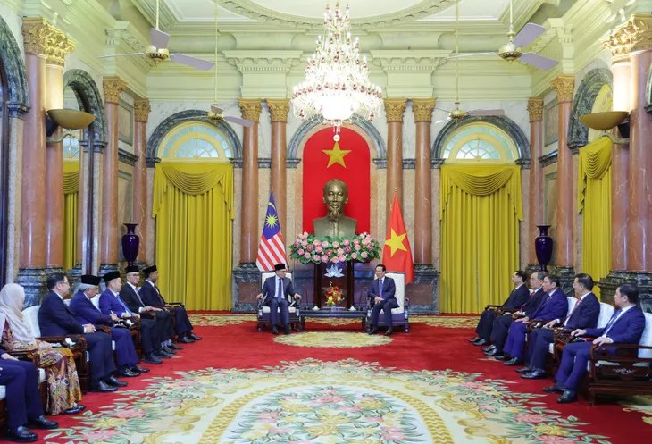 Chủ tịch nước tiếp Thủ tướng Malaysia - Ảnh 3. Chủ tịch nước tiếp Thủ tướng Malaysia - Ảnh 3.