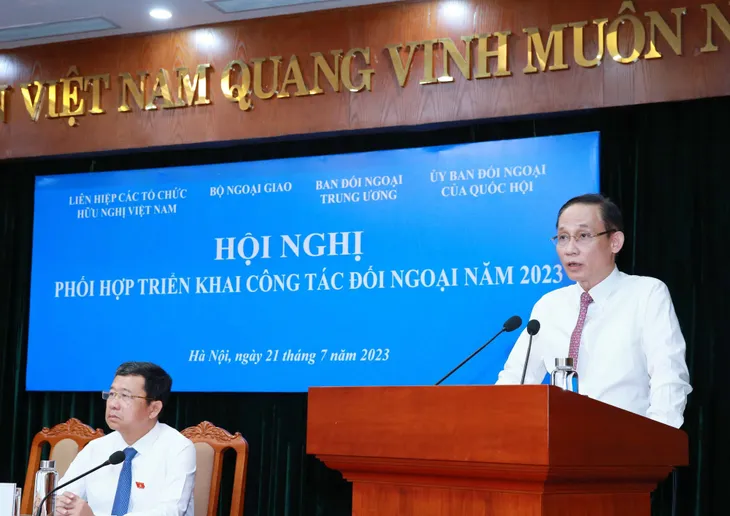 Tăng cường phối hợp triển khai công tác đối ngoại - Ảnh 1. Tăng cường phối hợp triển khai công tác đối ngoại - Ảnh 1.