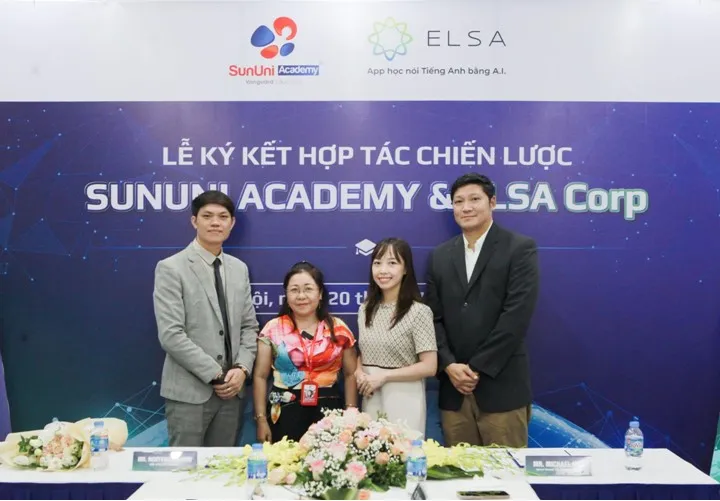 SunUni Academy và ELSA hợp tác đưa AI vào đào tạo tiếng Anh - Ảnh 3. SunUni Academy và ELSA hợp tác đưa AI vào đào tạo tiếng Anh - Ảnh 3.