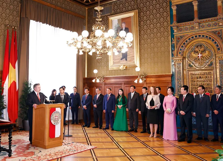 Chủ tịch nước Võ Văn Thưởng gặp Thị trưởng Vienna, CH Áo - Ảnh 2. Chủ tịch nước Võ Văn Thưởng gặp Thị trưởng Vienna, CH Áo - Ảnh 2.