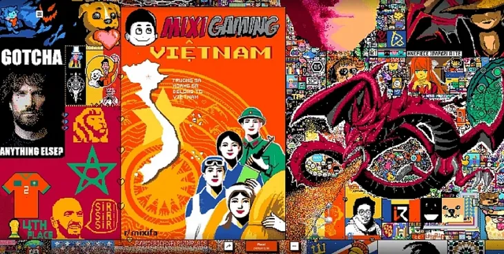 Cộng đồng mạng Việt Nam chung tay vẽ bản đồ quốc gia trên R/place - Ảnh 1.