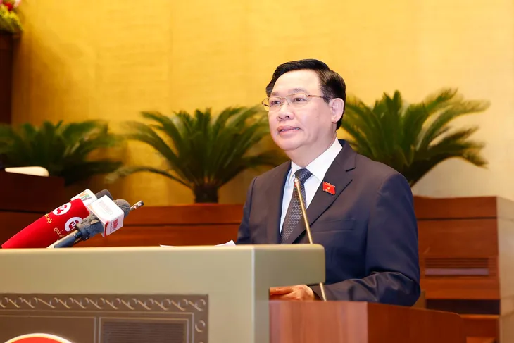 Chủ tịch Quốc hội Vương Đình Huệ chủ trì Diễn đàn người lao động năm 2023 - Ảnh 4. Chủ tịch Quốc hội Vương Đình Huệ chủ trì Diễn đàn người lao động năm 2023 - Ảnh 4.