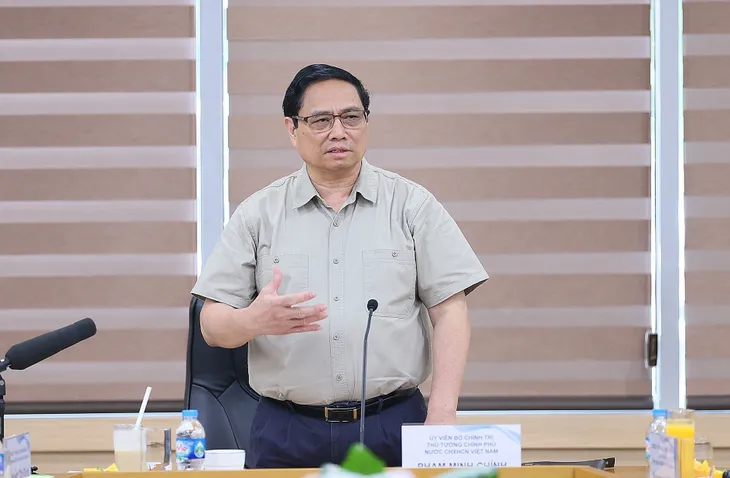 Thủ tướng làm việc với Công ty Samsung Electronics Việt Nam - Ảnh 1. Thủ tướng làm việc với Công ty Samsung Electronics Việt Nam - Ảnh 1.