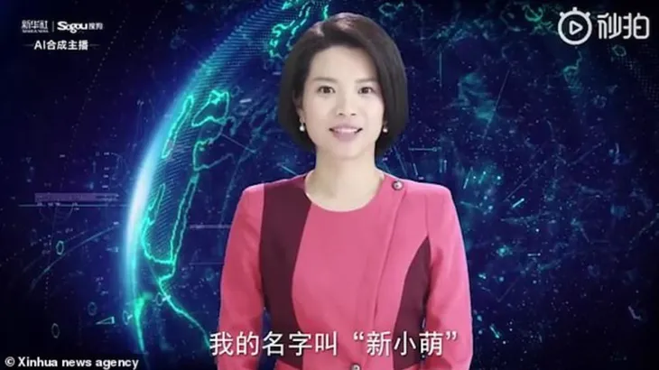 Trào lưu dùng trí tuệ nhân tạo dẫn chương trình truyền hình thay người thật - Ảnh 1. Trào lưu dùng trí tuệ nhân tạo dẫn chương trình truyền hình thay người thật - Ảnh 1.