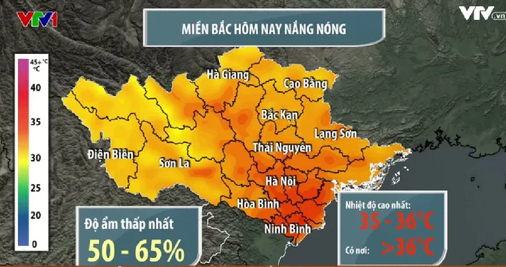 Nhiều khu vực có nắng nóng và nắng nóng gay gắt - Ảnh 1. Nhiều khu vực có nắng nóng và nắng nóng gay gắt - Ảnh 1.
