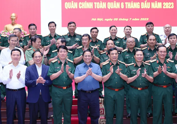 Thủ tướng Phạm Minh Chính dự Hội nghị quân chính toàn quân - Ảnh 5. Thủ tướng Phạm Minh Chính dự Hội nghị quân chính toàn quân - Ảnh 5.