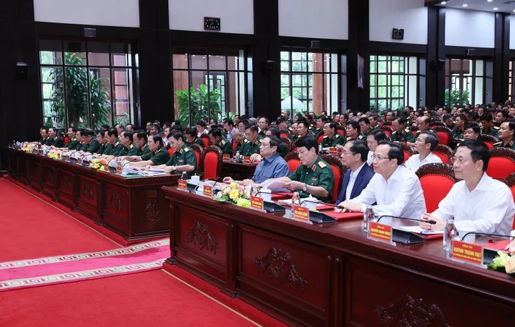 Thủ tướng Phạm Minh Chính dự Hội nghị quân chính toàn quân - Ảnh 3. Thủ tướng Phạm Minh Chính dự Hội nghị quân chính toàn quân - Ảnh 3.