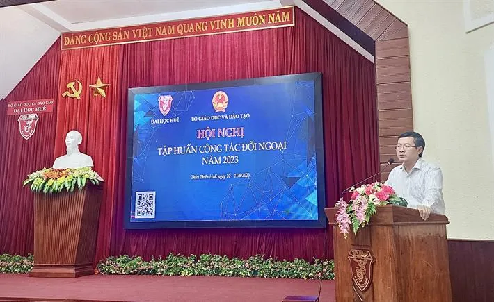 Bộ GD&ĐT tập huấn công tác hợp tác quốc tế năm 2023 - Ảnh 1. Bộ GD&ĐT tập huấn công tác hợp tác quốc tế năm 2023 - Ảnh 1.