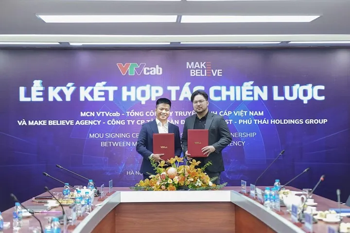 MCN VTVcab ký kết thỏa thuận hợp tác chiến lược cùng Make Believe Agency - Ảnh 1. MCN VTVcab ký kết thỏa thuận hợp tác chiến lược cùng Make Believe Agency - Ảnh 1.