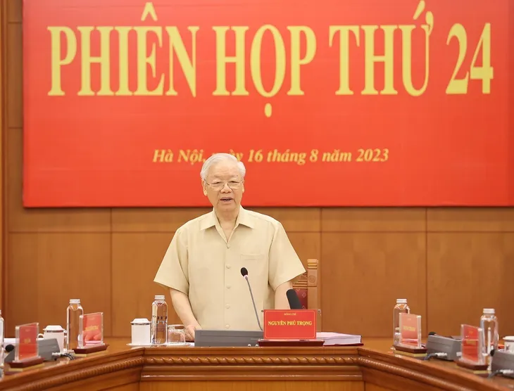 Tổng Bí thư: Công tác phòng, chống tham nhũng, tiêu cực không chịu bất cứ sức ép nào - Ảnh 4. Tổng Bí thư: Công tác phòng, chống tham nhũng, tiêu cực không chịu bất cứ sức ép nào - Ảnh 4.