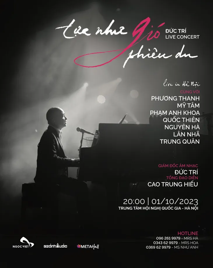 Live concert của nhạc sĩ Đức Trí Tựa như gió phiêu du - Ảnh 1. Live concert của nhạc sĩ Đức Trí Tựa như gió phiêu du - Ảnh 1.