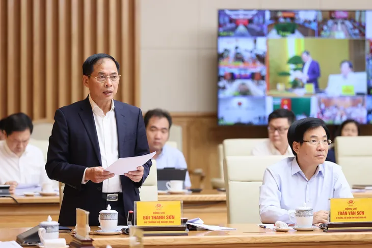 Thủ tướng chủ trì họp Ban Chỉ đạo tổng kết Nghị quyết của Bộ Chính trị về hội nhập quốc tế - Ảnh 3. Thủ tướng chủ trì họp Ban Chỉ đạo tổng kết Nghị quyết của Bộ Chính trị về hội nhập quốc tế - Ảnh 3.