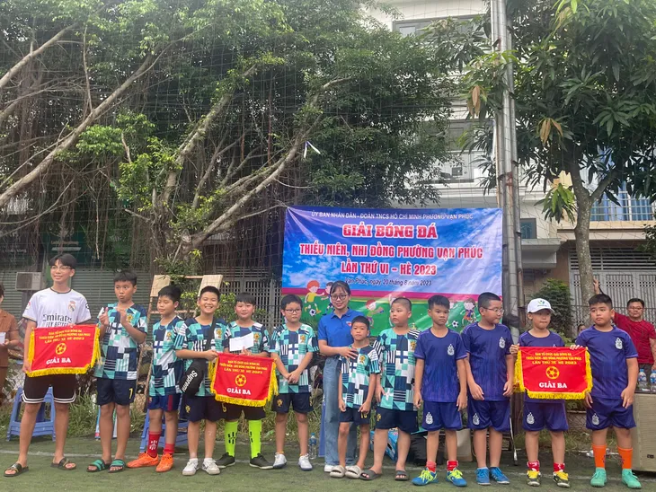 Sôi động giải bóng đá thiếu niên - nhi đồng Vạn Phúc năm 2023 - Ảnh 7.