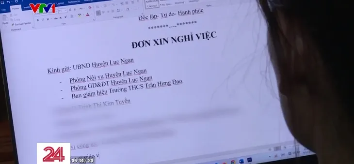 Trăn trở đằng sau lá đơn xin nghỉ việc của người giáo viên - Ảnh 1. Trăn trở đằng sau lá đơn xin nghỉ việc của người giáo viên - Ảnh 1.