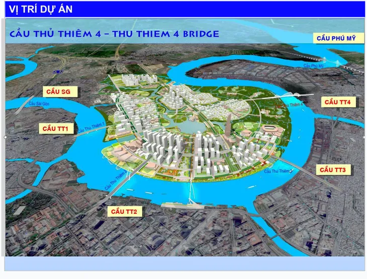 Đề xuất nâng tĩnh không cầu Thủ Thiêm 4 - Ảnh 1.