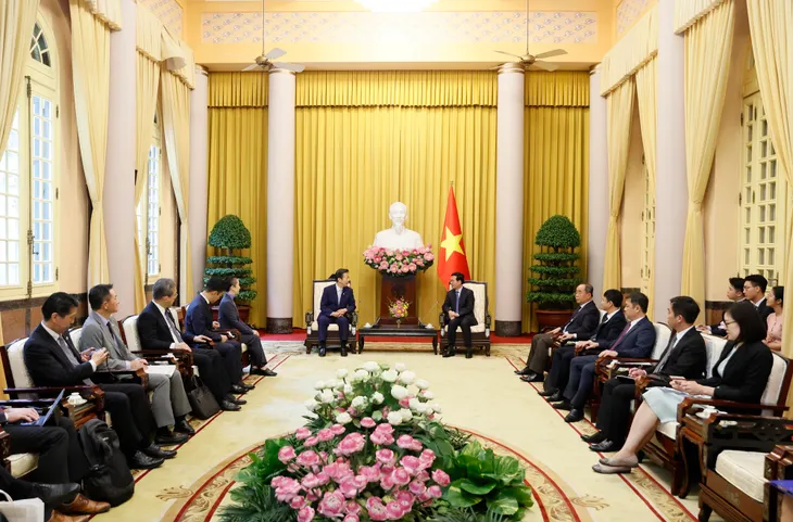 Chủ tịch nước tiếp Chủ tịch Đảng Công minh Nhật Bản - Ảnh 4. Chủ tịch nước tiếp Chủ tịch Đảng Công minh Nhật Bản - Ảnh 4.
