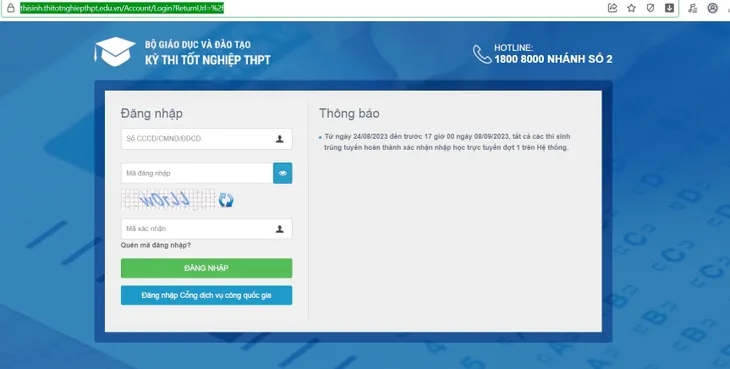 6 bước xác nhận nhập học trực tuyến - Ảnh 1. 6 bước xác nhận nhập học trực tuyến - Ảnh 1.