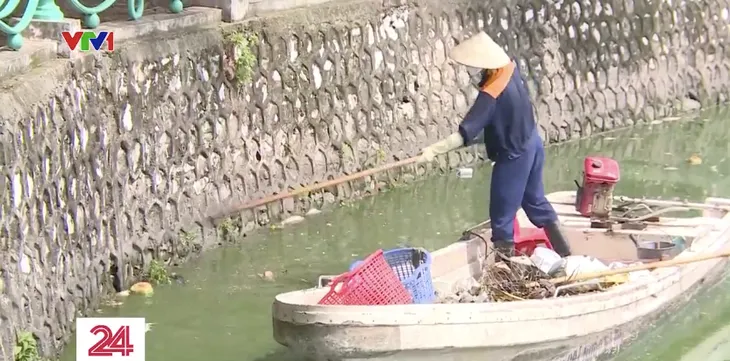 Cá chết hàng loạt trên hồ Tây sau những ngày Hà Nội mưa lớn - Ảnh 6. Cá chết hàng loạt trên hồ Tây sau những ngày Hà Nội mưa lớn - Ảnh 6.