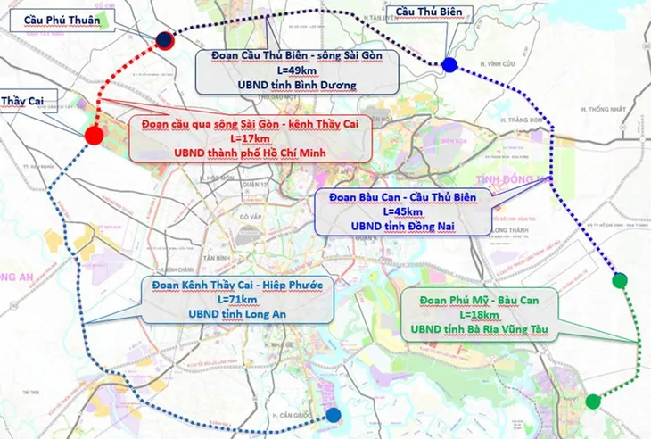TP Hồ Chí Minh lên kế hoạch khởi công Vành đai 4 hơn 13.800 tỉ đồng - Ảnh 1. TP Hồ Chí Minh lên kế hoạch khởi công Vành đai 4 hơn 13.800 tỉ đồng - Ảnh 1.