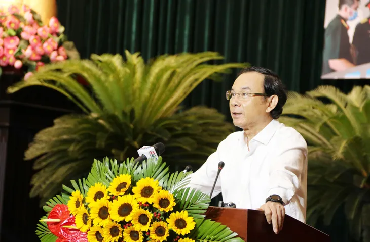 Thành phố Hồ Chí Minh: Tri ân các lực lượng có nhiều đóng góp trong dịch COVID-19 - Ảnh 4. Thành phố Hồ Chí Minh: Tri ân các lực lượng có nhiều đóng góp trong dịch COVID-19 - Ảnh 4.