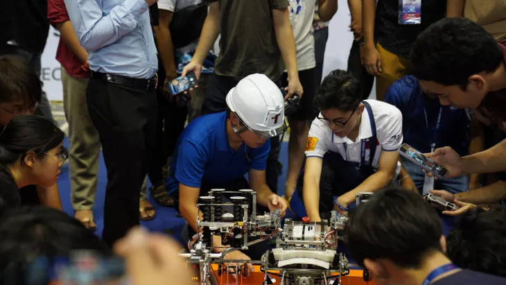 Các đội tuyển ABU Robocon 2023 giao lưu và chia sẻ công nghệ - Ảnh 10. Các đội tuyển ABU Robocon 2023 giao lưu và chia sẻ công nghệ - Ảnh 10.