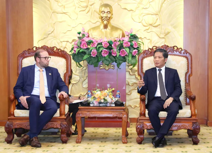 Việt Nam - Hoa Kỳ tăng cường hợp tác kinh tế, thương mại, đầu tư - Ảnh 1. Việt Nam - Hoa Kỳ tăng cường hợp tác kinh tế, thương mại, đầu tư - Ảnh 1.