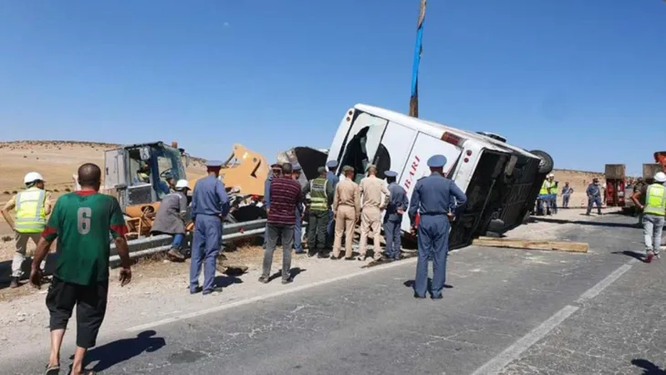 Tai nạn xe bus nghiêm trọng tại Morocco, ít nhất 24 người thiệt mạng - Ảnh 1. Tai nạn xe bus nghiêm trọng tại Morocco, ít nhất 24 người thiệt mạng - Ảnh 1.