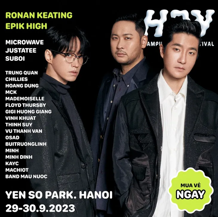 Epik High và Ronan Keating (Boyzone) xác nhận biểu diễn tại Việt Nam - Ảnh 1. Epik High và Ronan Keating (Boyzone) xác nhận biểu diễn tại Việt Nam - Ảnh 1.